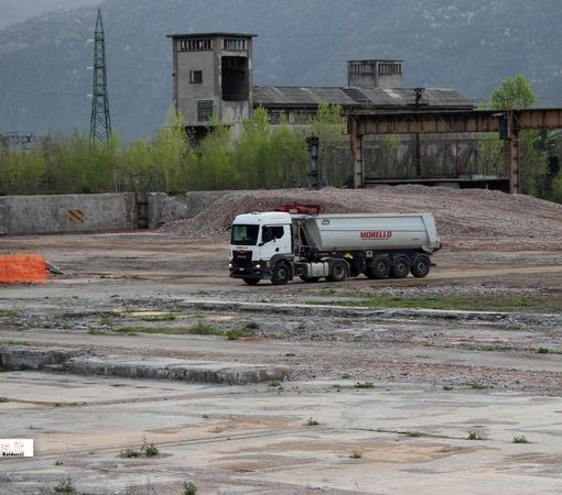 L'area ex Sisma, di proprietà del gruppo Beltrame