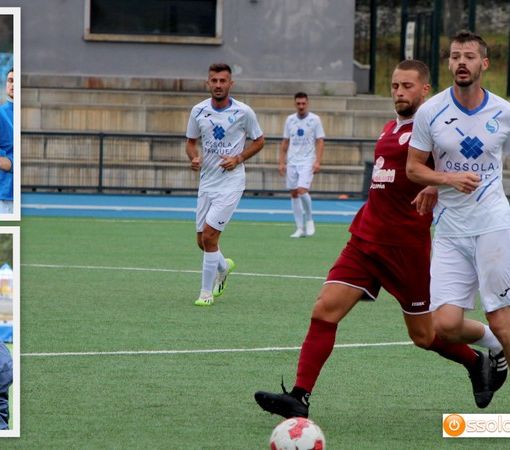 Nella foto: la Virtus in campo nel trofeo Brizio; nei riquadri il capitano Andrea Cotroneo e l'allenatore Manolo Giampaolo
