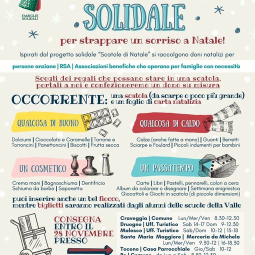 In Valle Vigezzo un aiuto ad anziani e famiglie in difficoltà con ‘Doni...amo solidale’