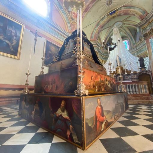 Catafalco ottocentesco in mostra a Malesco