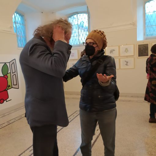 Domodossola, inaugurata la mostra del maestro dell'illustrazione Attilio Cassinelli