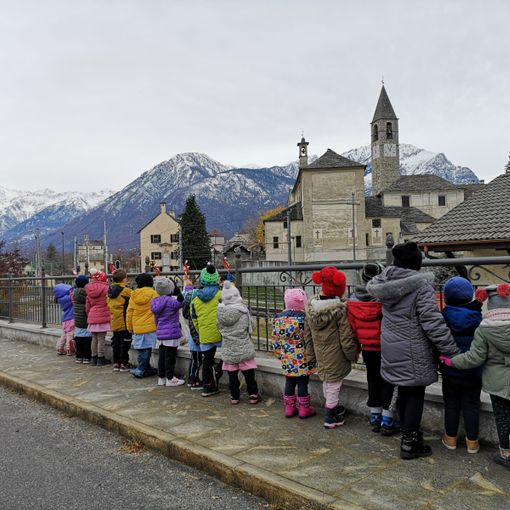 Colazione natalizia alla trattoria di Trontano per i bimbi delle scuole dell'infanzia