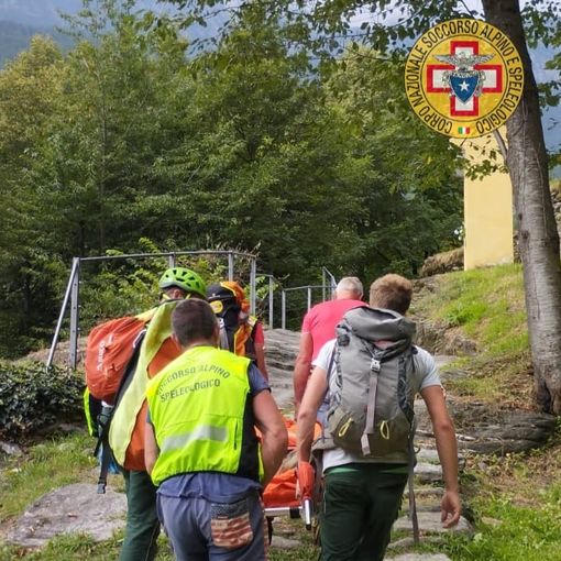 Si frattura una caviglia agli Orridi, recuperata dal Soccorso Alpino