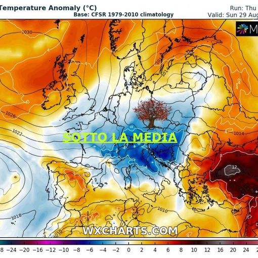 Clima impazzito dal luglio più piovoso all’agosto meno piovoso dal 1962