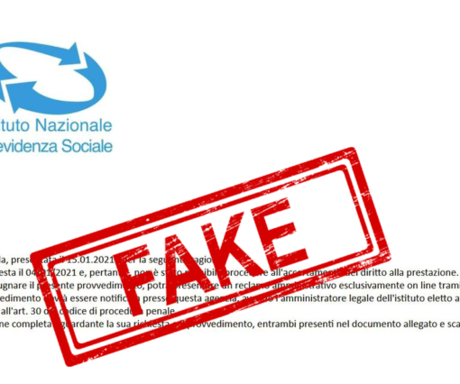False email Inps: nuovo tentativo di truffa