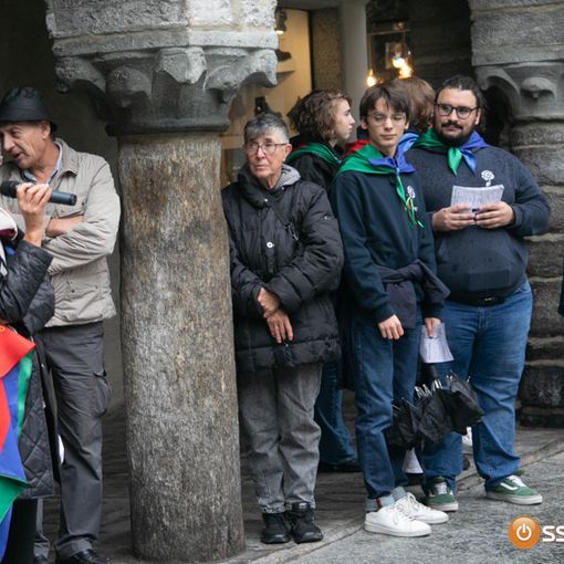 In  piazza Mercato il ricordo dei 40 giorni di libertà  FOTO