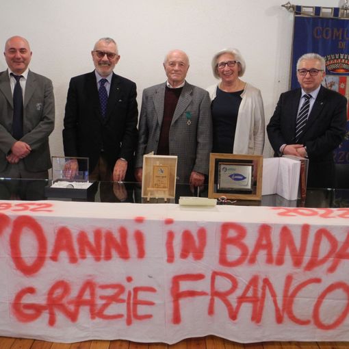 Varzo, 70 anni “in banda” per Franco Biselli