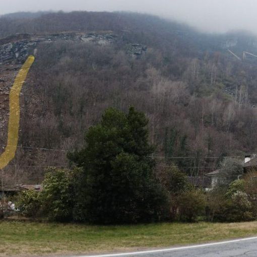 Non rientrano a casa le famiglie evacuate dopo la frana a Crodo
