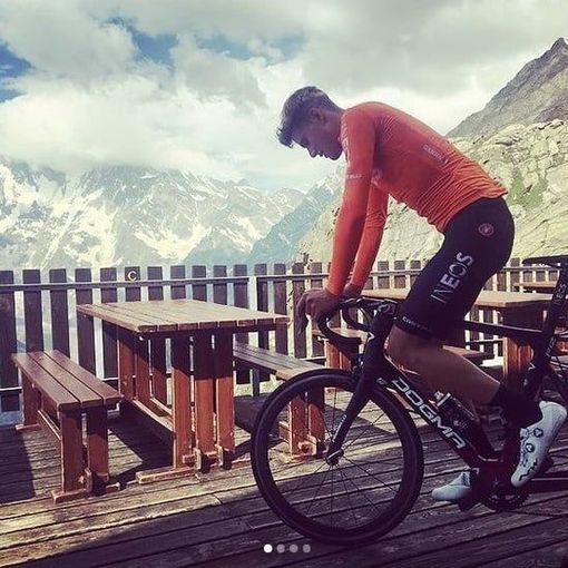 Filippo Ganna, bis mondiale nato anche al Passo del Moro
