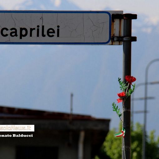 Villadossola mette un fiore nelle vie che ricordano la lotta di Liberazione