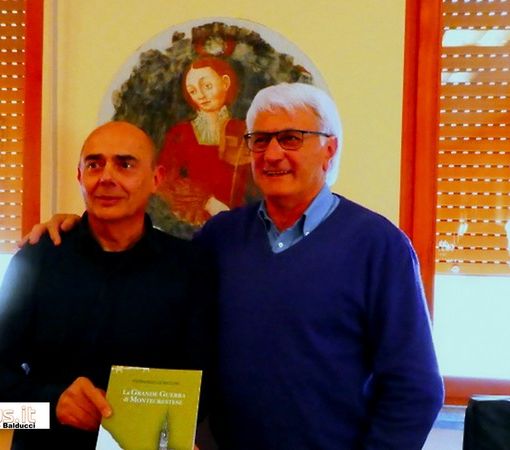 Pierangelo Molini (a sinistra) con il sindaco Renato Punchia