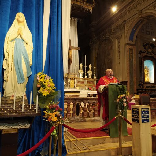 Si celebra anche a Domo la festa della Madonna di Lourdes e la Giornata del Malato