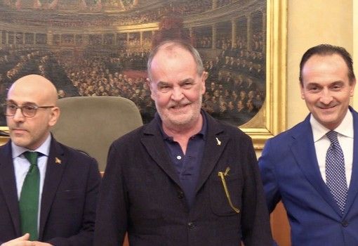 Il ministro Calderoli in Regione col presidente Cirio
