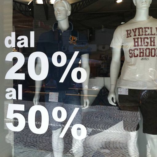 Mercoledì il via ai saldi invernali in tutta la Regione