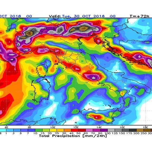 Le previsioni meteo per il fine settimana