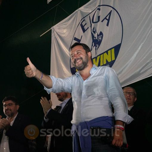 Matteo Salvini alla Lega Fest di Domo