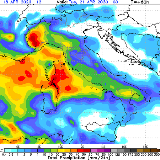 Le previsioni meteo per il fine settimana