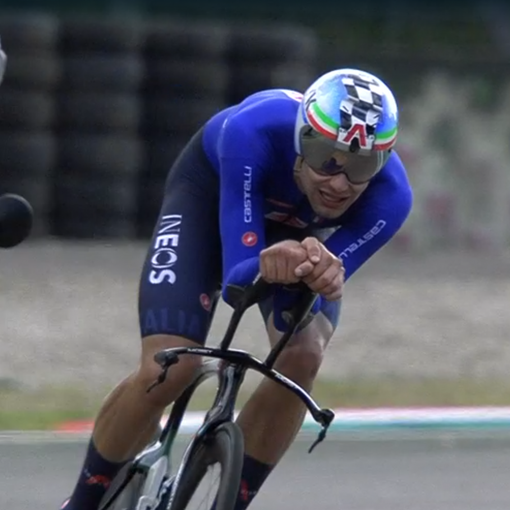 Filippo Ganna conquista per la terza volta il titolo italiano a cronometro