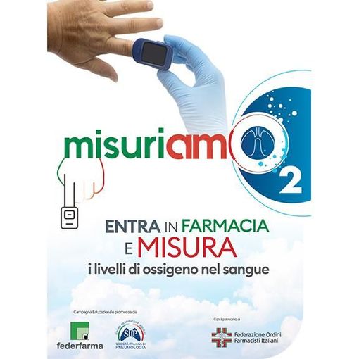 Con ‘MisuriAMO’ i pazienti asmatici o Bpco possono ritirare gratuitamente un ossimetro in farmacia