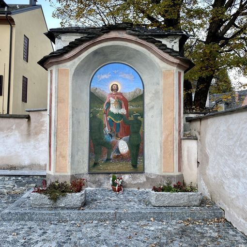 È stato inaugurato a Santa Maria il dipinto di San Maurizio, patrono degli Alpini