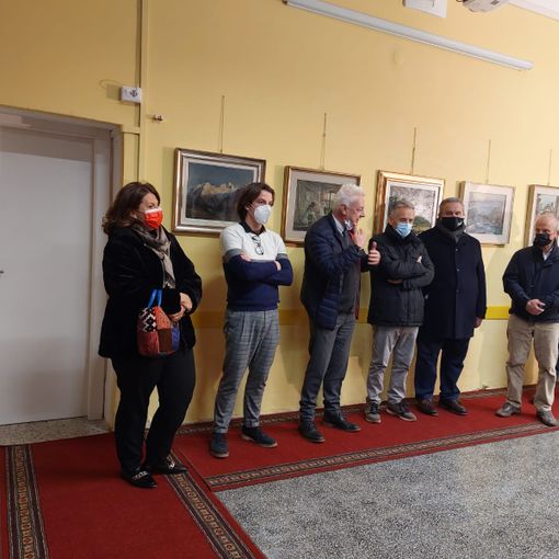 Aperta alla Società Operaia di Domo la mostra di Carlo Bossone