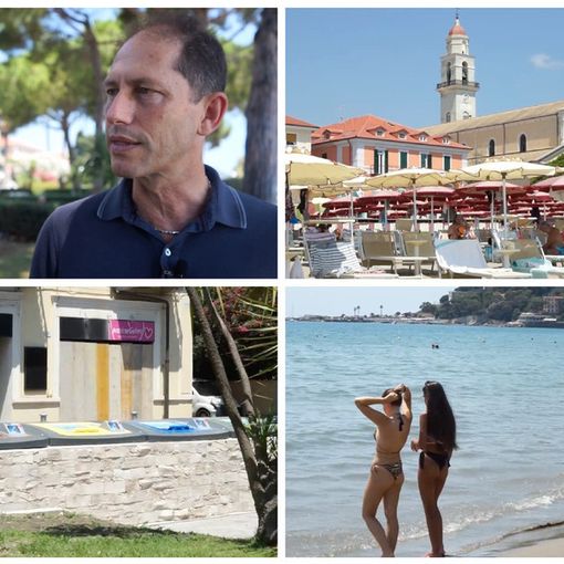 Diano Marina, gli auguri del sindaco Za Garibaldi: &quot;Buona estate, ma lavoriamo anche per il futuro&quot; (videointervista)