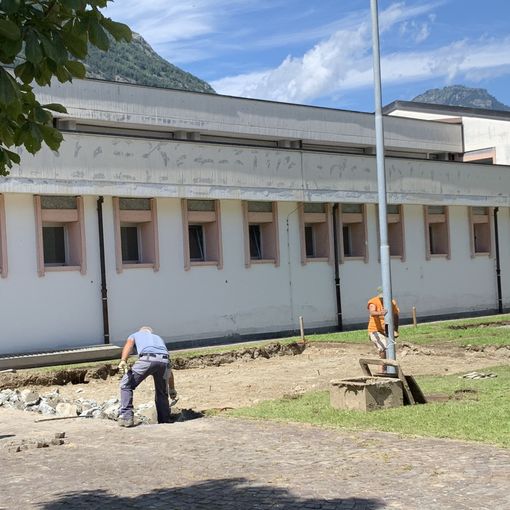 Domo, al via i lavori per posizionare tre prefabbricati al Liceo Spezia