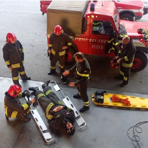 Addestramento di primo soccorso sanitario per i Vigili del fuoco del Vco