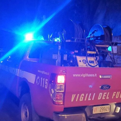 Lastroni di ghiaccio sulla statale dell'Anzasca
