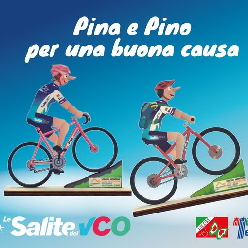 Presentate Pino e Pina, le mascotte de 'Le salite del Vco'