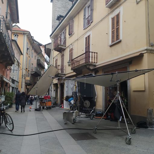 La storica merceria Borgatta di via Briona trasformata in set cinematografico FOTO E VIDEO