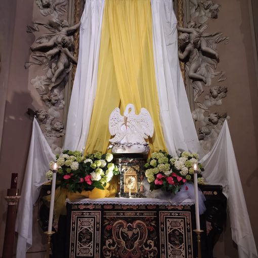 Esposta al Santuario del Calvario la scultura realizzata dai Rosminiani