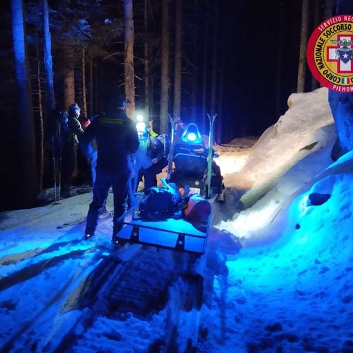 Trasportato in elisoccorso l'alpinista infortunato ieri sopra Goglio