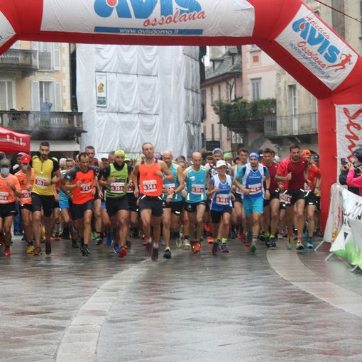Più di 200 partecipanti al Trail del Calvario nonostante la pioggia