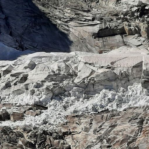 Il ghiacciaio dell'Andolla in una foto tratta dal sito Meteo Live Vco