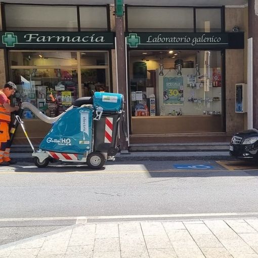 Villadossola, nuova macchina per la pulizia della città