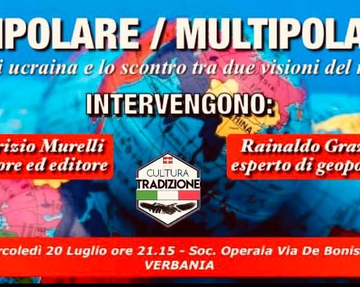 A Verbania un incontro su Ucraina, geopolitica e la nuova visione del mondo