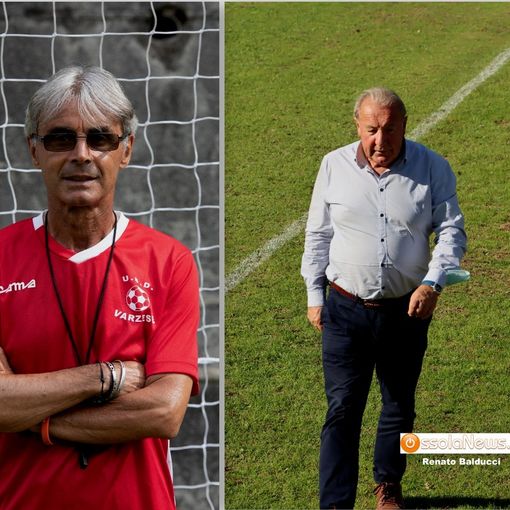 L'allenatore Gianni Lipari e il presidnete Livio Spertino