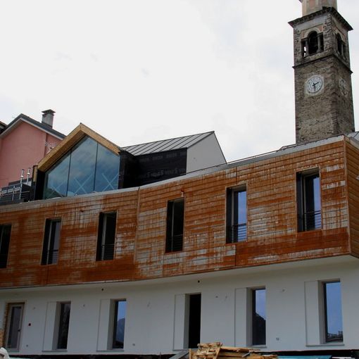 Montescheno, a buon punto la nuova ala della casa di comunità
