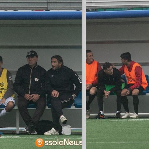 Le panchine di Juventus Domo-Omegna