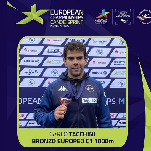 Carlo Tacchini conquista una medaglia di bronzo ai Campionati Europei di Monaco di Baviera