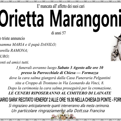 Orietta Marangoni 57 anni