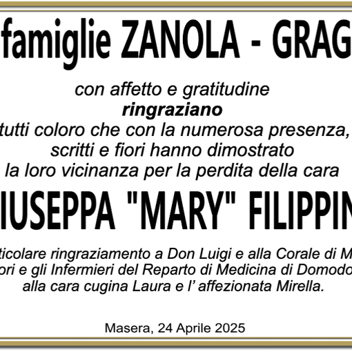 Ringraziamenti