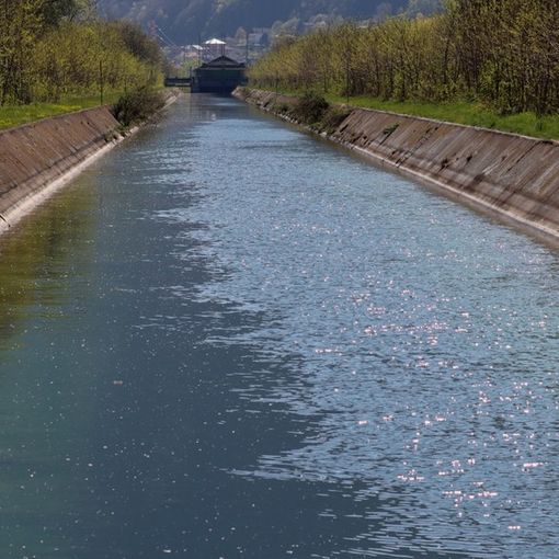 Il canale Enel a Villadossola