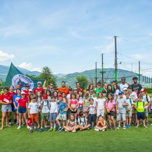 Bambini e ragazzi di Macugnaga ospiti speciali della giornata all'Adventure Park di Baveno FOTO