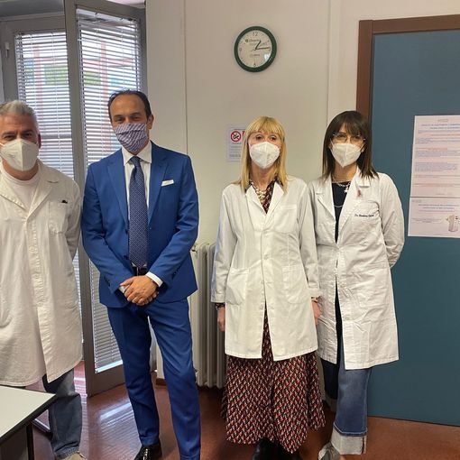 Visita al Coq e alla Casa della Salute di Omegna per il presidente Cirio FOTO