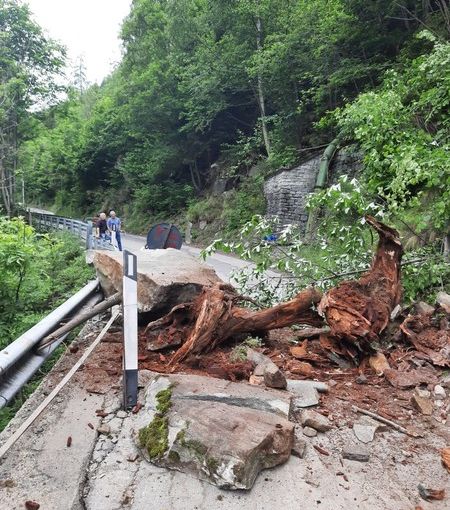 Frana di Gebbo, saranno posate mercoledì le reti paramassi