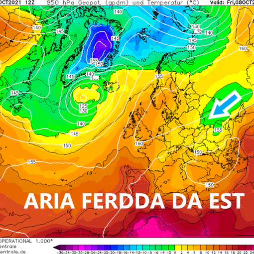 Temperature sotto la media fino a metà mese