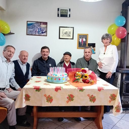 Il partigiano ornavassese Giovanni Crosa Lenz ha festeggiato i 100 anni