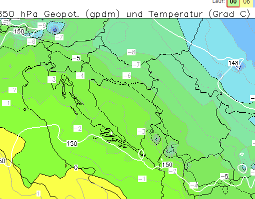 Freddo in arrivo e poi neve sulle Alpi